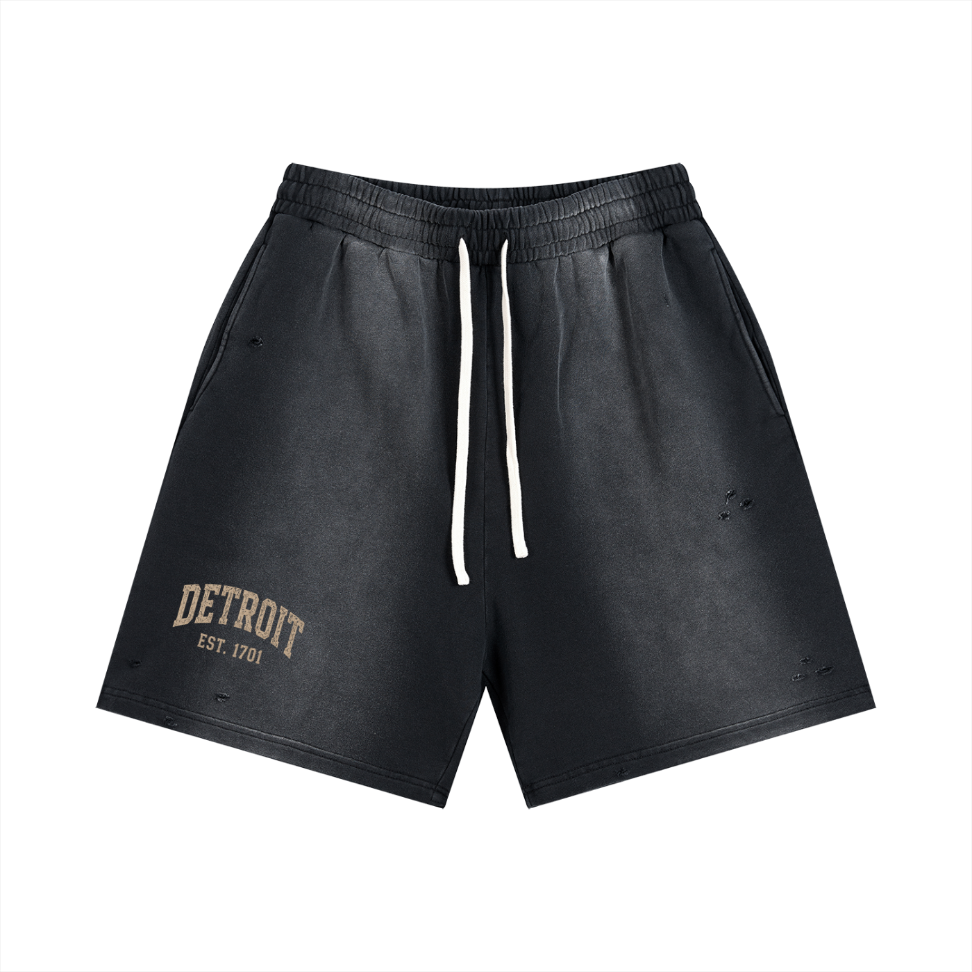 Sun Fade Distressed Shorts