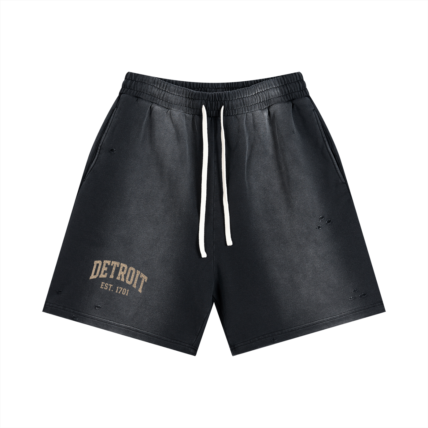 Sun Fade Distressed Shorts