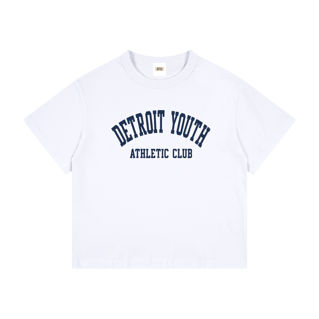 WHITE Kid's Loose Fit Drop Shoulder T-Shirt