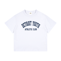 WHITE Kid's Loose Fit Drop Shoulder T-Shirt