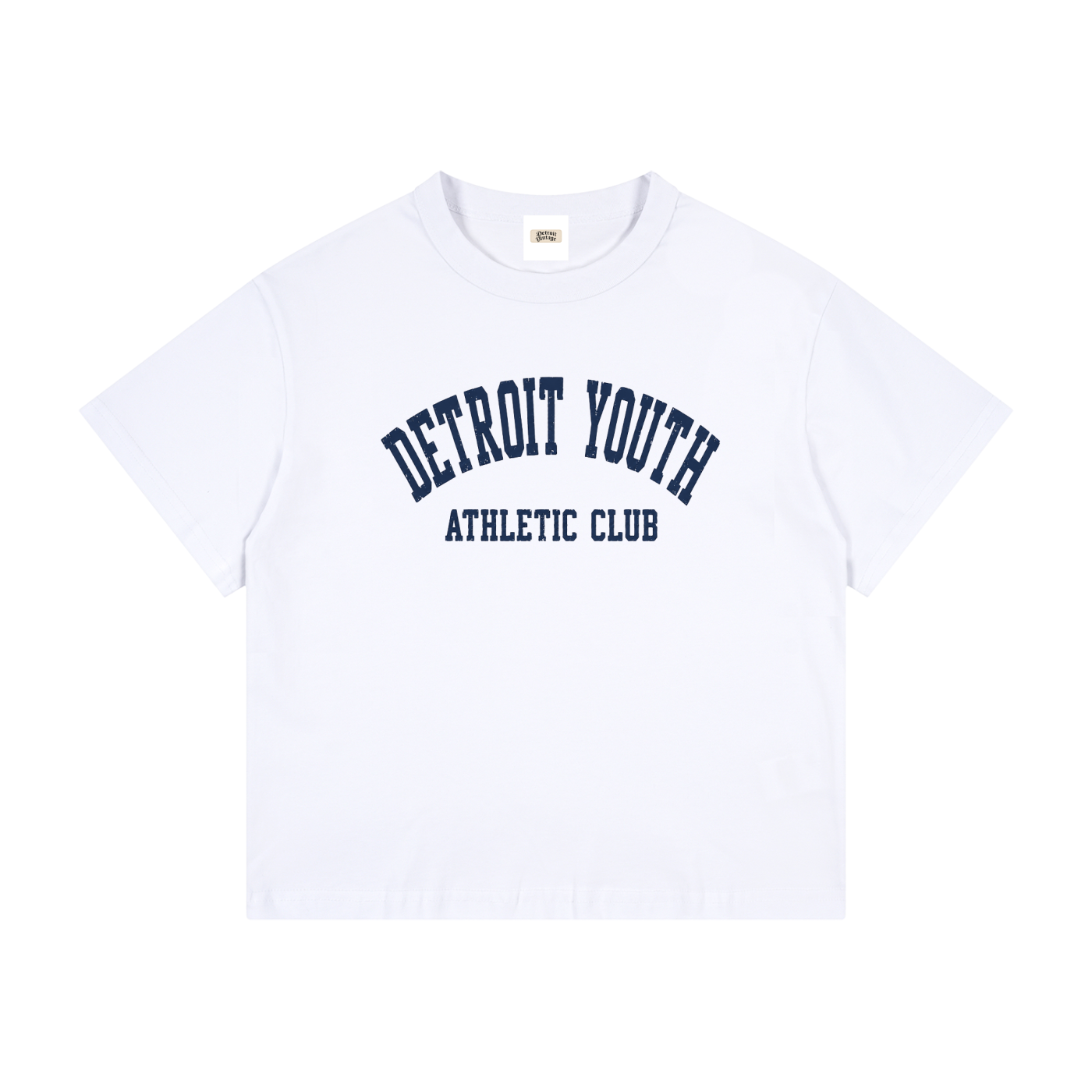 WHITE Kid's Loose Fit Drop Shoulder T-Shirt