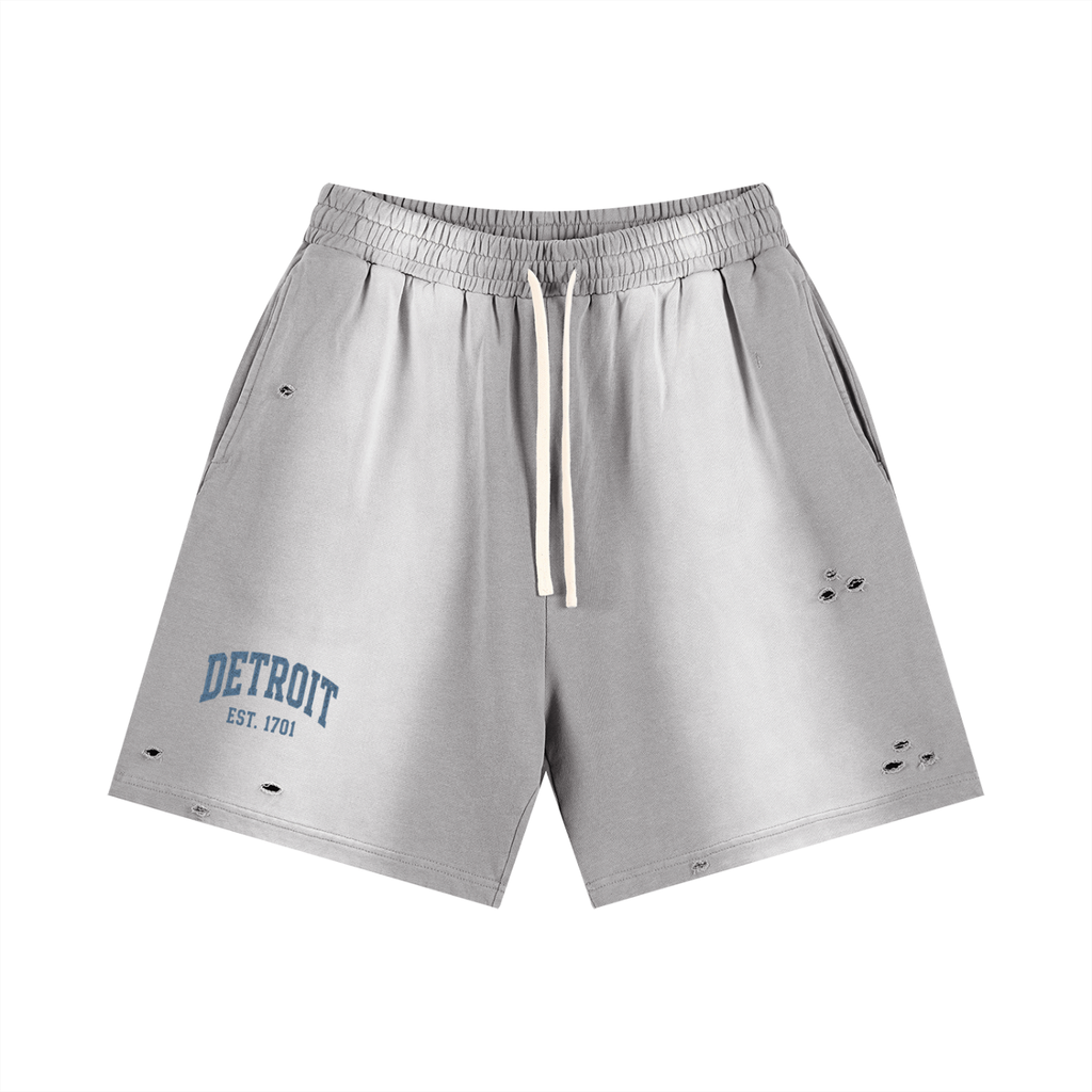 Sun Fade Distressed Shorts
