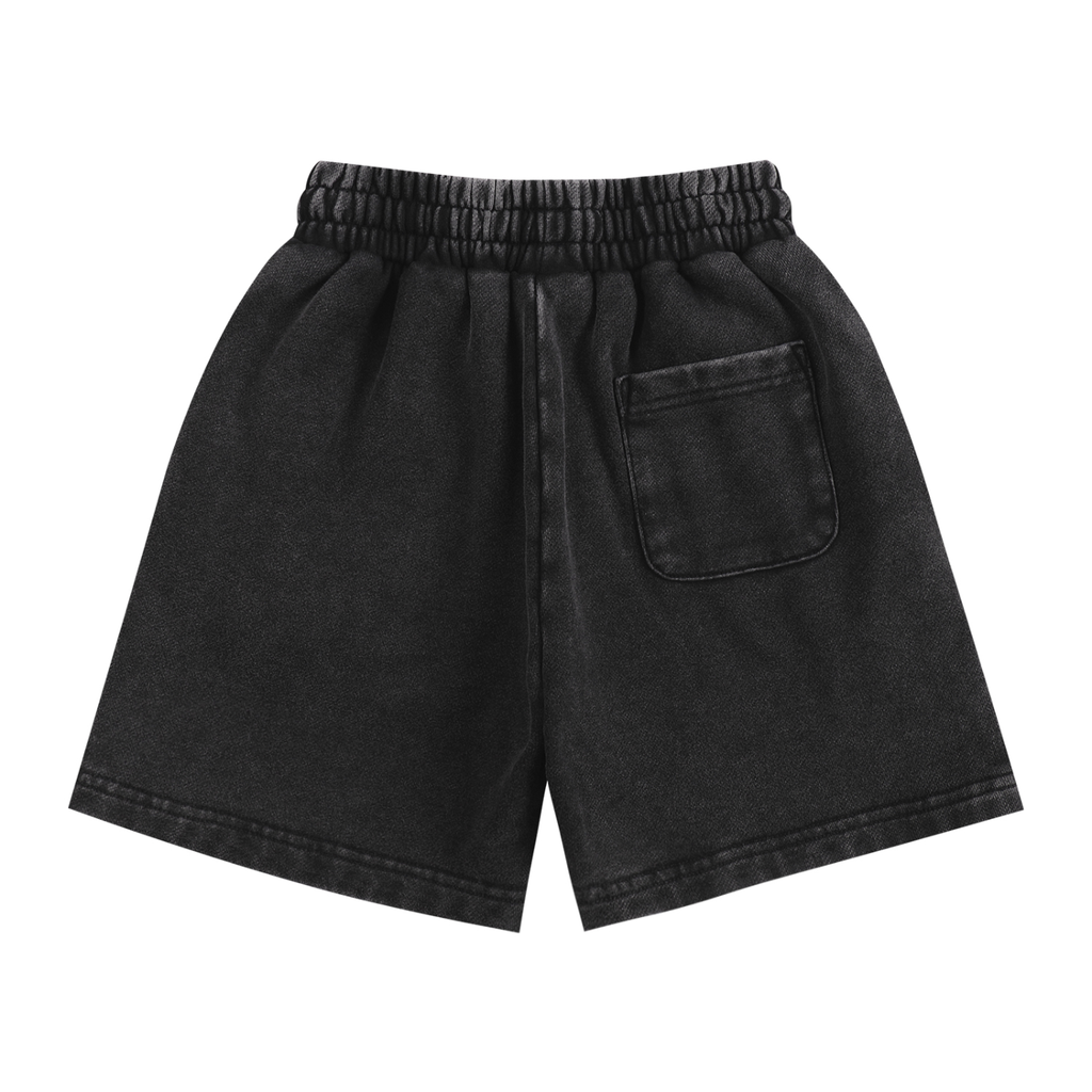 BLACK Snow Washed Kids' Shorts