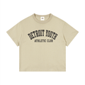 KHAKI Kid's Loose Fit Drop Shoulder T-Shirt