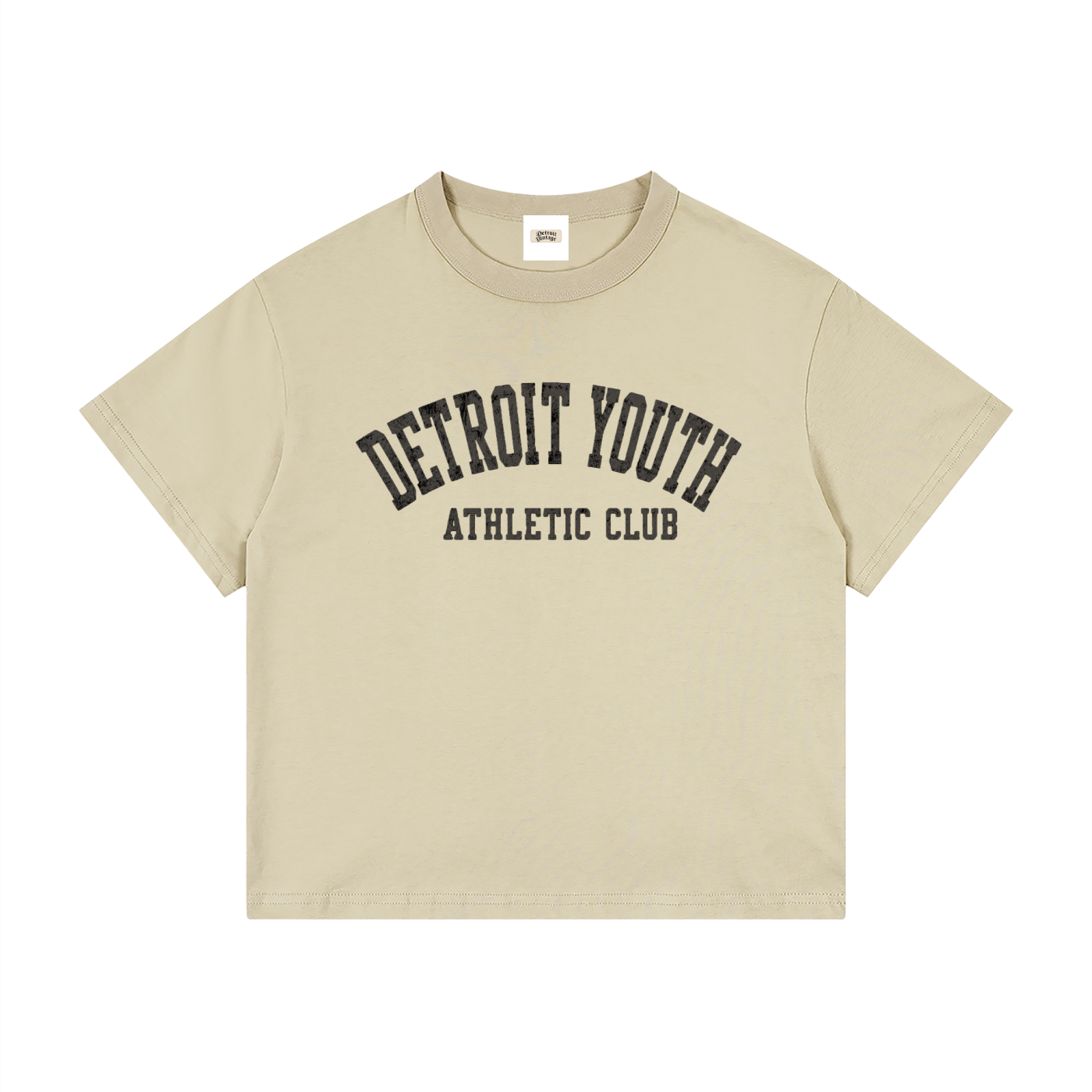 KHAKI Kid's Loose Fit Drop Shoulder T-Shirt