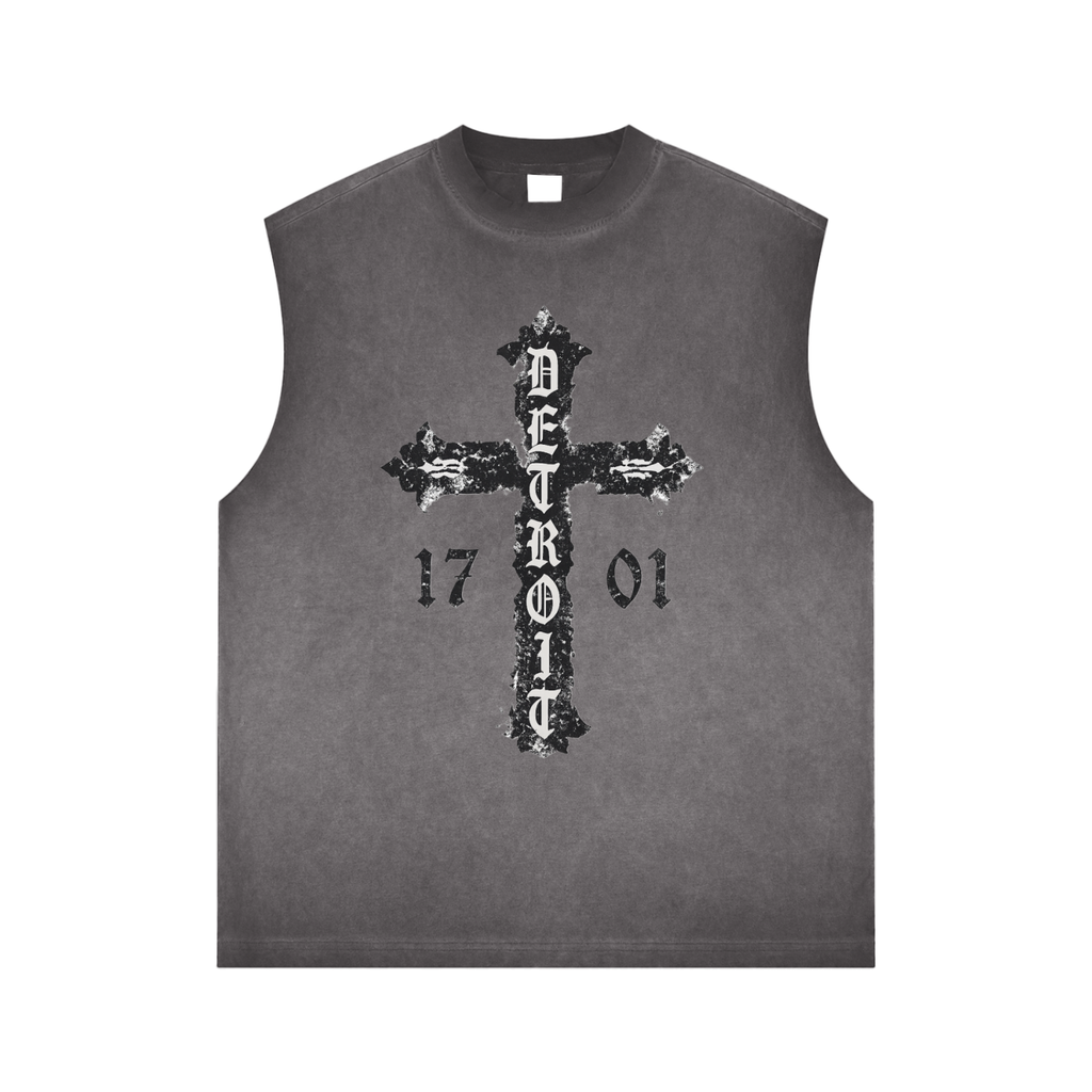 GOTHIC Reverse Washed Tank Top