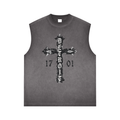 AMEN Reverse Washed Tank Top